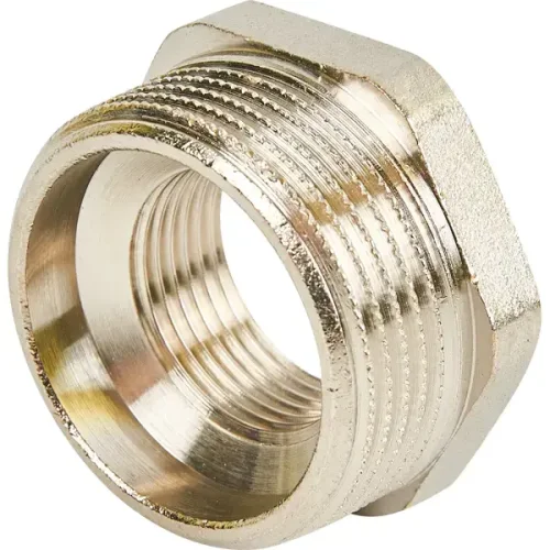 Футорка Stout 1 1/4"x3/4" ВР-НР мм никелированная латунь