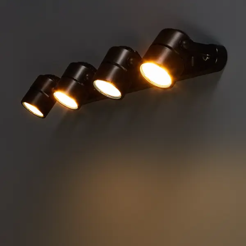 Спот поворотный Arte Lamp Mizar 4 лампы GU10 8 м² цвет черный