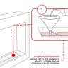Топливный блок SteelHeat LINE GLASS 600