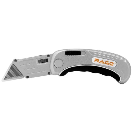 Нож строительный универсальный Rage 19 мм складной