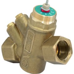 Клапан балансировочный Giacomini R206AY053 ручной DN15 1/2 ВВ, Kvs-0.5м3/ч, без дренажа