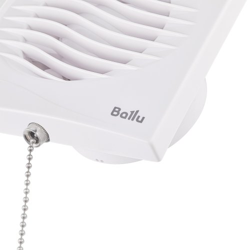 Вентилятор вытяжной Ballu BAF-AR 120 VP с обратным клапаном и тяговым выключателем