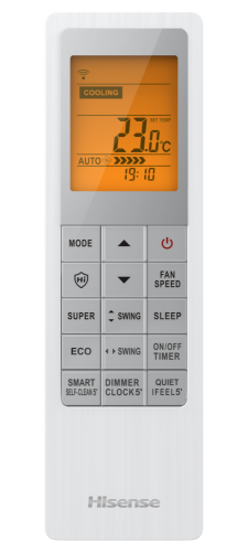 Инверторная сплит-система Hisense AS-07UW4RYRHB00 VIBE DC Inverter