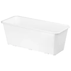 Ящик балконный Homver 40x17x15 см v7 л пластик белый