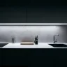 Светодиодная лента для подсветки рабочей зоны Apeyron SMD5050 12В 10мм 3м 10Вт/м 60диод/м 700лм/м 6500К холодный свет