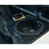 Мойка для кухни врезная Granfest Rondo GF-R 50x50 см глубина чаши 19 см мрамор цвет чёрный