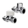 Набор термостатический прямой Royal Thermo Design 1/2М30х1,5 (Хром)