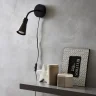Настенный светильник Inspire Skit 1 лампа Е14x15 Вт цвет чёрный
