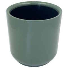 Кашпо Evergreen Design Дельта 25x25x25 см v9.8 л пластик нефрит