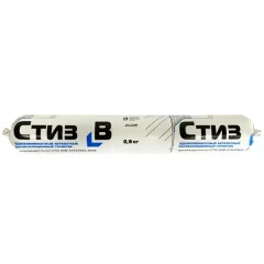 Герметик акриловый для окон Сазиласт Стиз В цвет белый 0.9 кг