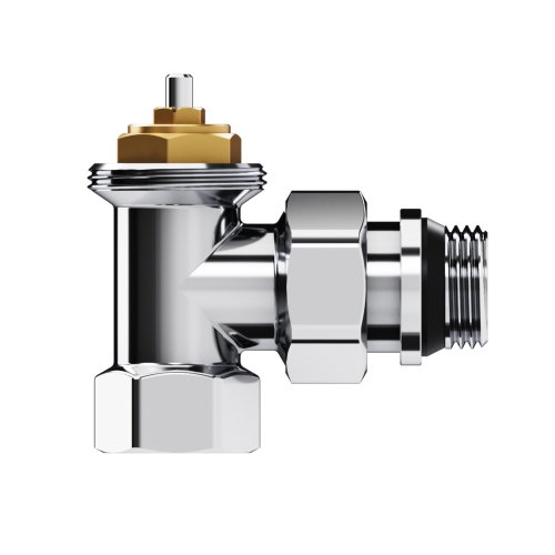 Набор термостатический угловой Royal Thermo Design 1/2М30х1,5 (Хром)