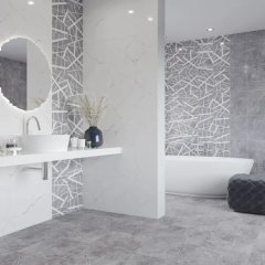 Глазурованный керамогранит Керамин Эйра 40x40 см 2.08 м² матовый цвет серый
