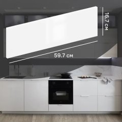 Фасад кухонного шкафа Аша 59.7x16.7 см KONSENSA ДСП цвет белый