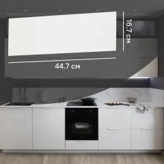 Фасад кухонного шкафа Аша 44.7x16.7 см KONSENSA ДСП цвет белый
