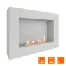 Биокамин SteelHeat WALL GRAND 900 белый