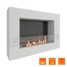 Биокамин SteelHeat WALL GRAND 900 белый