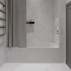 Глазурованный керамогранит Arcadia Ceramica Arctic White Carving 60x120 см 1.44 м² матовый цвет белый