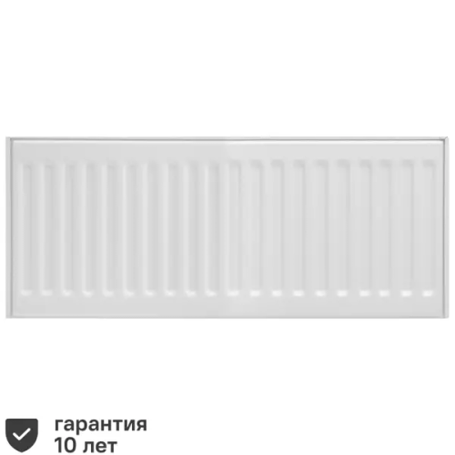 Радиатор панельный 22 300x1000 мм боковое подключение сталь белый