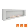 Биокамин SteelHeat WALL LONG 1800 белый