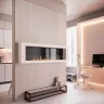 Биокамин SteelHeat WALL LONG 1800 белый