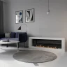 Биокамин SteelHeat WALL LONG 1800 белый