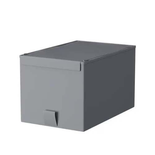 Короб для хранения Spaceo 18x16.5x28 см полипропилен цвет гранит