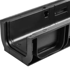 Канал пластиковый Gidrolica Standart DN100 класс С250 1000x145x100 мм