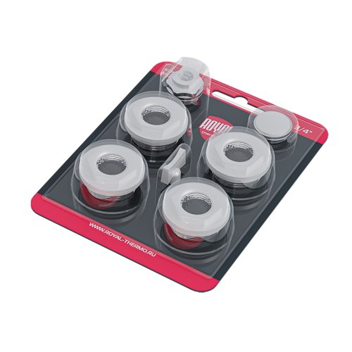 Комплект монтажный Royal Thermo 1”х 1/2 белый