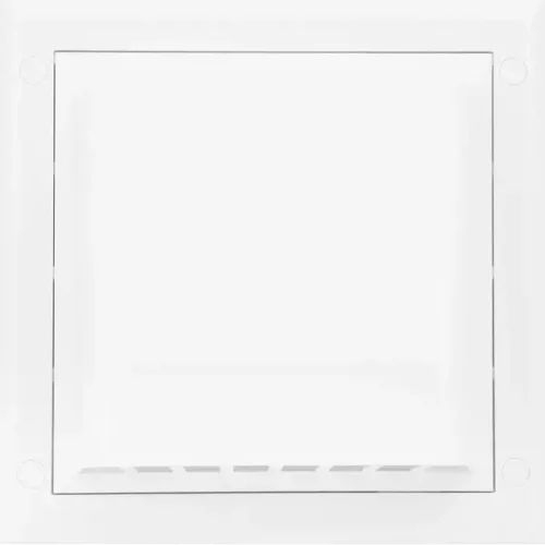 Решётка вентиляционная Equation Awenta D100 105x190 мм ABS-пластик цвет белый