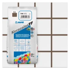 Затирка цементная Mapei Keracolor FF 144 цвет шоколад 2 кг