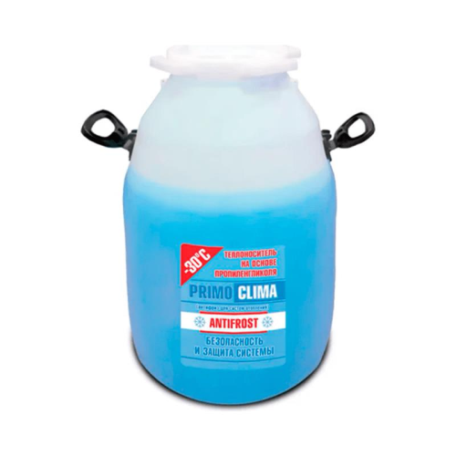 Теплоноситель Primoclima Antifrost (Пропиленгликоль) -30C 50 кг бочка (цвет синий)