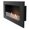 Каминокомплект:Биокамин Firelight BFP/W-110+Набор керамических камней М, черные