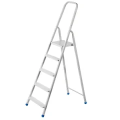 Стремянка стальная Ladderbel STR-ST-5 5 ступеней, максимальная нагрузка 150 кг