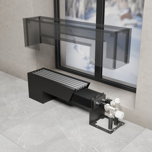 Конвектор напольный Royal Thermo STEP-180/130/700-3-N-BL-LG-BL