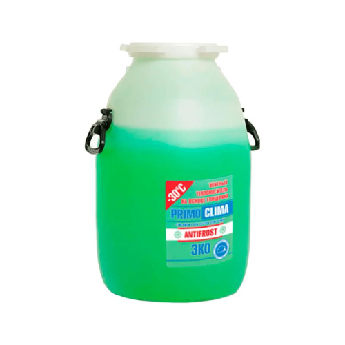 Теплоноситель Primoclima Antifrost (Глицерин) -30C ECO 50 кг бочка (цвет зеленый)