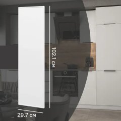 Фасад кухонного шкафа Инта 29.7x102.1 см KONSENSA МДФ цвет белый