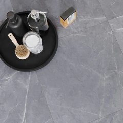 Глазурованный керамогранит KREAFORTA Dina 42x42 см 1.587 м² сатинированный цвет серый