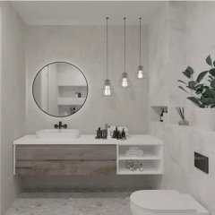 Настенная плитка Axima Оштен 30x60 см 1.62 м² матовая цвет серый с узором