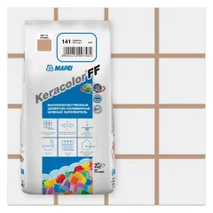 Затирка цементная Mapei Keracolor FF 141 цвет карамель 2 кг