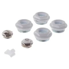 Монтажный комплект для радиатора Rifar 1/2" сталь белый 7 предметов