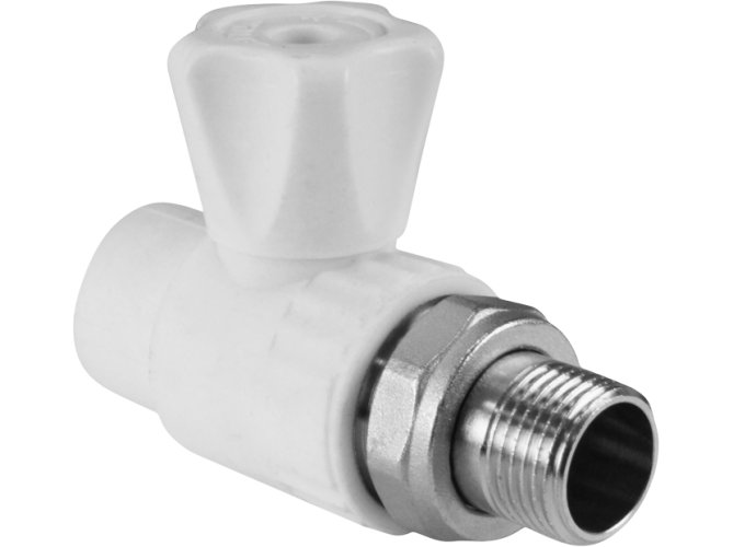 Кран шаровой для радиатора прямой 25 х 1/2 (50/10) VALFEX