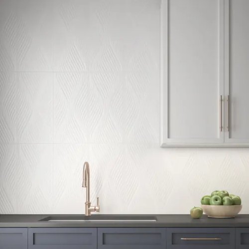 Настенная плитка Kerama Marazzi Полюс 3D 29.6x59.5 см 1.8 м² матовая цвет белый