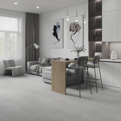 Глазурованный керамогранит Lb Ceramics Начало 45x45 см 1.62 м² матовый цвет серый