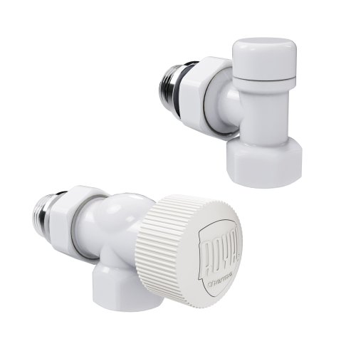 Набор термостатический осевой Royal Thermo Design 1/2М30х1,5 (Белый)
