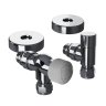Набор термостатический осевой Royal Thermo Design Pro 15мм М30х1,5 (Хром)