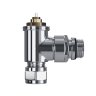 Набор термостатический угловой Royal Thermo Design Pro 15мм М30х1,5 (Хром)
