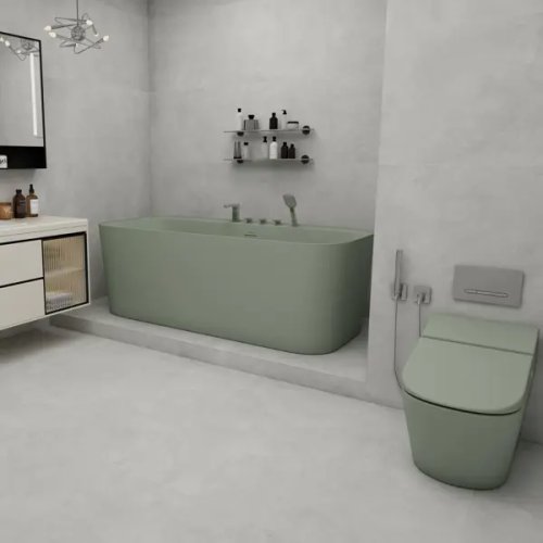 Керамогранит Duna Cemento Perla 60x120 матовый цвет серый 1.44 м²