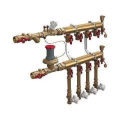 Узел коллекторный Giacomini отопления этажный, подключение тип B3 3/4 x 1/2 / 2, GE553Y042