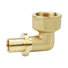 Угол VARMEGA Slide-fit 90 гр., ВР, 20x1/2, аксиальный, латунь, VM51513