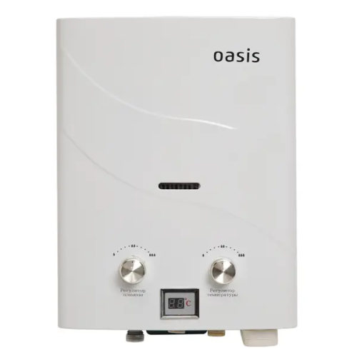 Колонка газовая Oasis B-12W 5 л/мин цвет белый